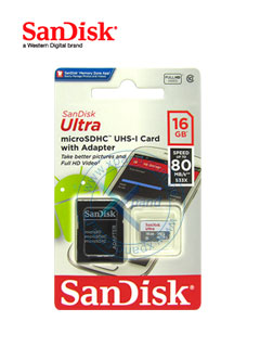 MICRO SD 16GB SANDISK C10