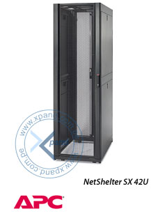 Caja estndar APC NetShelter SX, 42U, 600mm x
