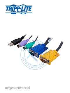 Cable para KVM Tripp-Lite P778-006, HD15 / USB /