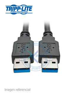 Cable USB 3.0 Tripp-Lite U320-006-BK, Negro,