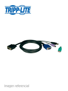 Cable para KVM Tripp-Lite P780-006, HD15 / USB /