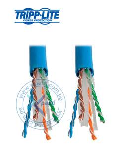 Cable UTP en rollo Tripp-Lite N222-01K-BL, CAT6,