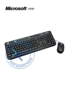Kit Teclado y Mouse Microsoft Wired 600, USB 2.0,