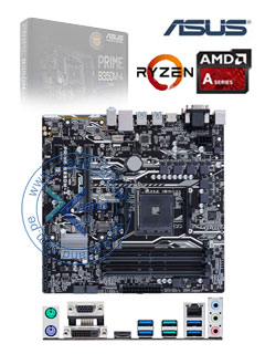 Motherboard ASUS PRIME B350M-A, AM4, AMD B350,