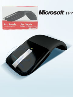 Mouse ptico inalmbrico Microsoft Arc Touch,