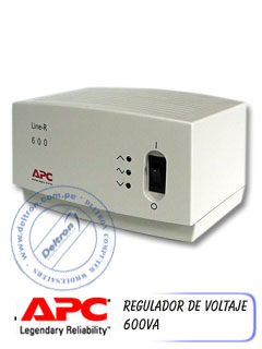 Regulador de voltaje APC LE-600I, 600VA, 220V, 4