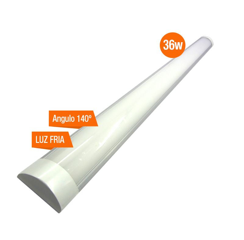 Lampara semi-hermtica Ecotrend, 36W, 3600 lúmenes, Luz Fria, 6000K, 140º, 135 - 265VAC.