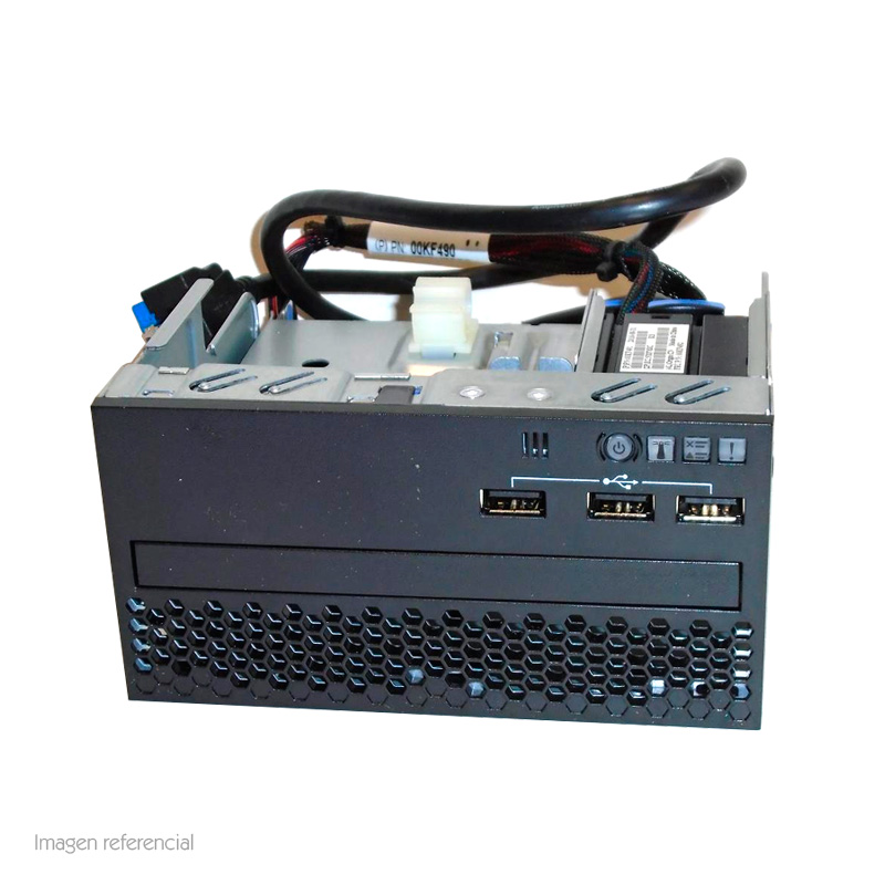 Imagen: Panel frontal Lenovo 00YD070, 3 USB, Display LCD, para System x3650 M5.