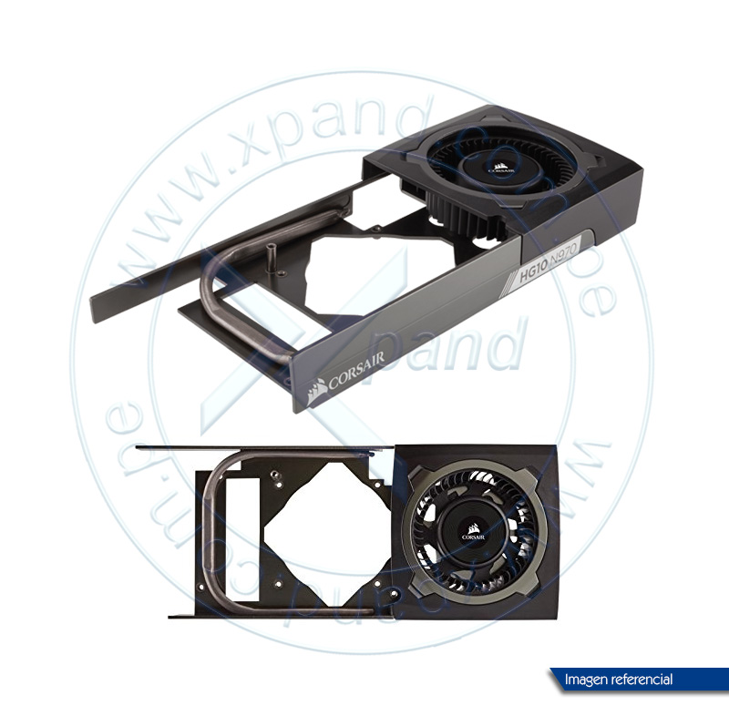 Imagen: Bracket para enfriamiento liquido de GPU Corsair Hydro Series HG10 N970.