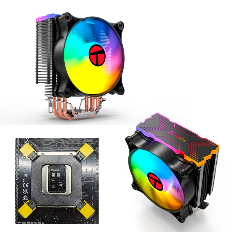 Imagen: Cooler TE-8170N compatible con procesadores Intel y AMD, TDP 150W