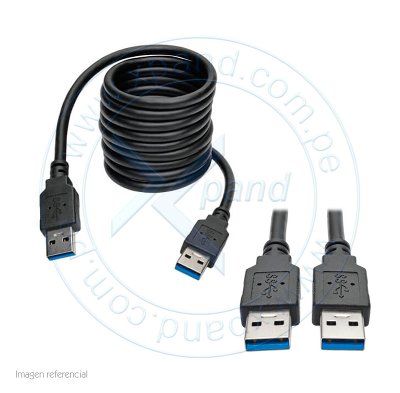 Imagen: Cable USB 3.0 Tripp-Lite U320-006-BK, Negro, SuperSpeed, A/A, 1.83 mts, 28/24 AWG.