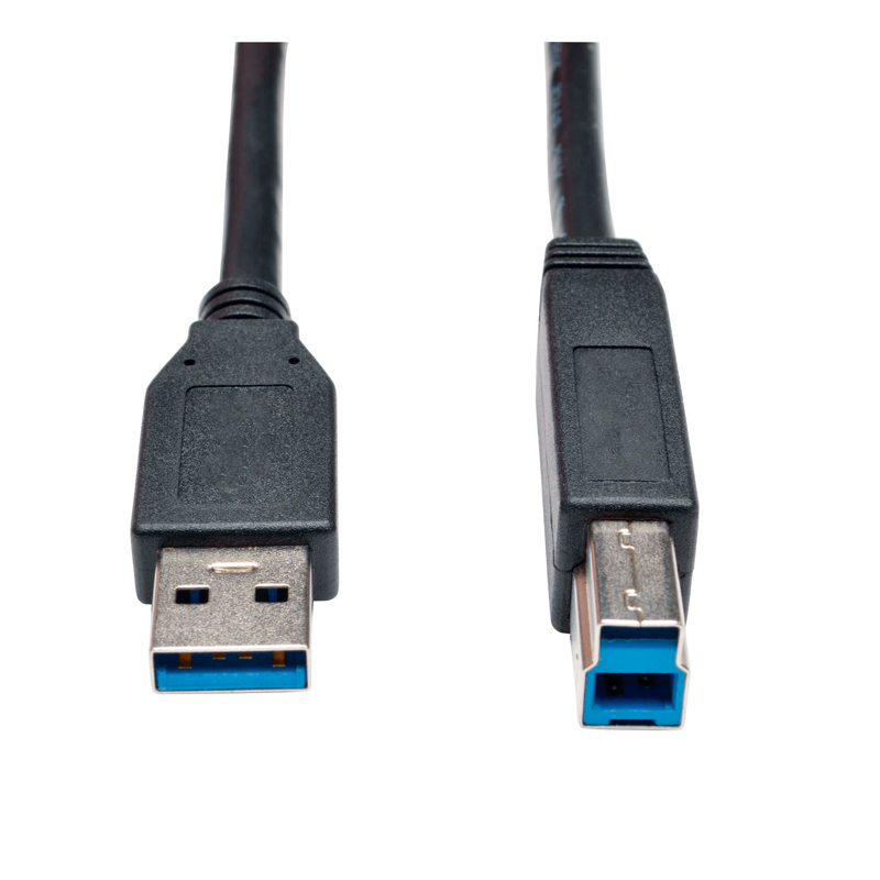 Imagen: Cable para Dispositivo USB 3.0 SuperSpeed (AB M/M), Negro, 1 m [3 pies]