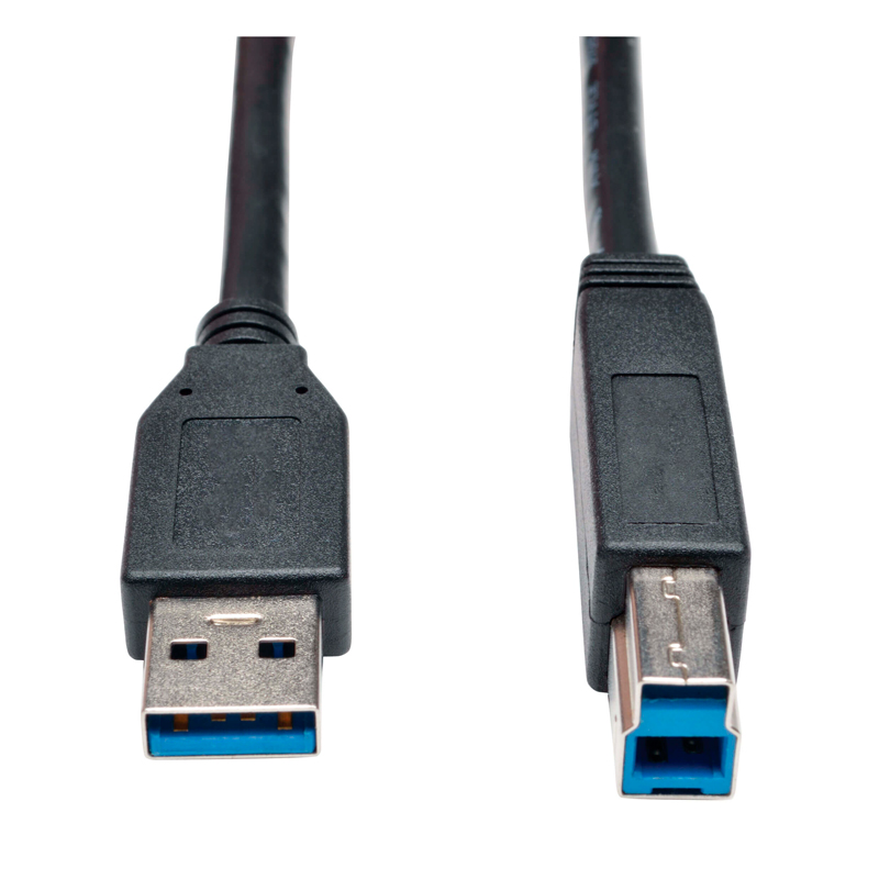 Imagen: Cable para Dispositivo USB 3.0 SuperSpeed A-B(M/M) Negro, 1.83 m / 6 pies.