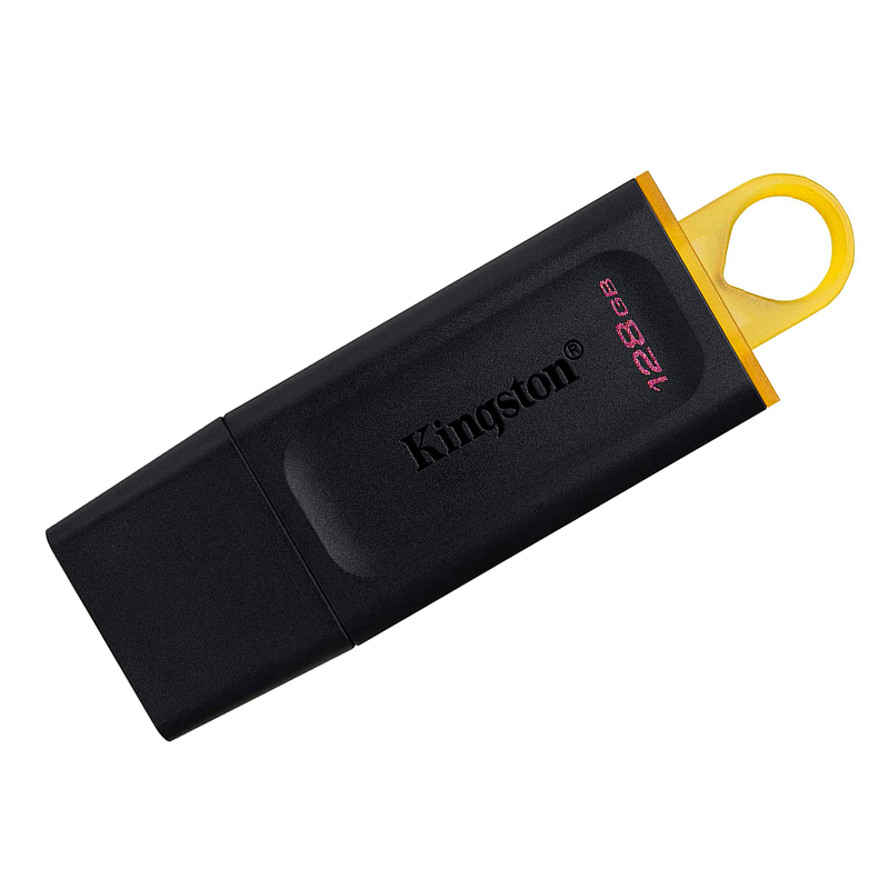 Imagen: Memoria Flash USB Kingston DataTraveler Exodia 128GB, USB 3.2 Gen 1, Color Amarillo.