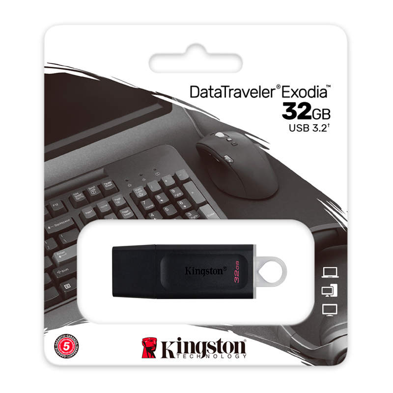 Imagen: Memoria Flash USB Kingston DataTraveler Exodia 32GB, USB 3.2