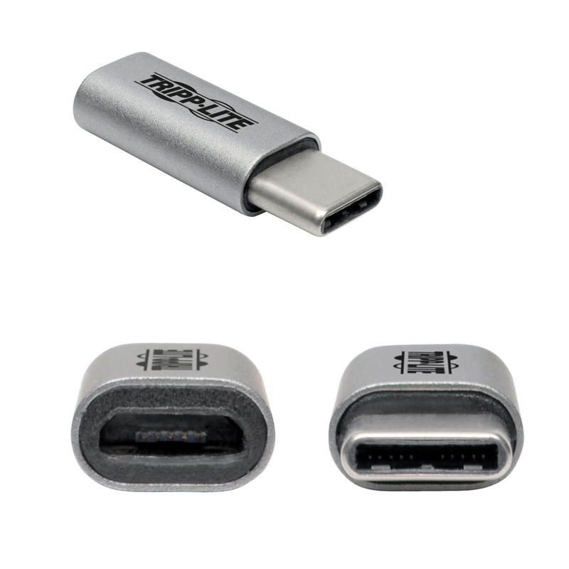 Imagen: Adaptador USB 2.0, USB-C a USB Micro-B (M/H)