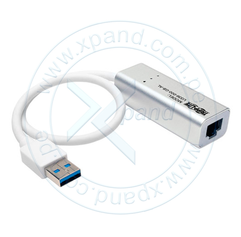 Imagen: Adaptador de red Tripp-Lite U336-000-GB-AL, USB 3.0 SuperSpeed a Gigabit Ethernet
