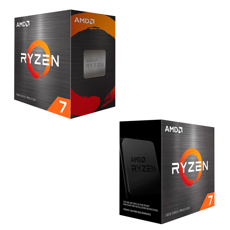Imagen: Procesador AMD Ryzen 7 5700X, 3.40 / 4.60GHz, 32MB L3 Cache, 8-Core, AM4, 7nm, 65W.