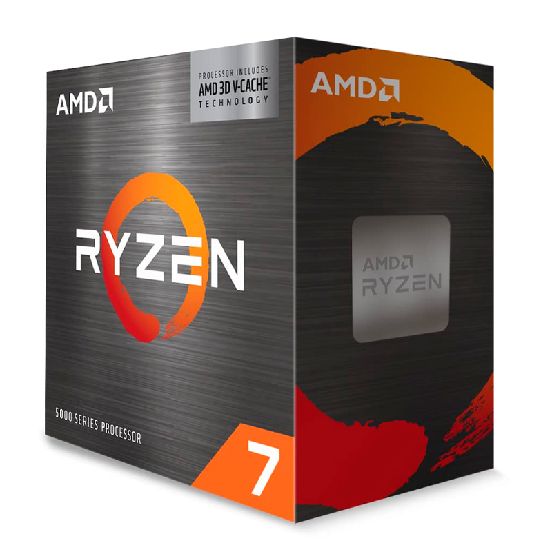 Imagen: Procesador AMD Ryzen 7 5700X3D, 3.00 / 4.10GHz, 96MB L3 Cache, 8-Core, AM4, 7nm, 105W.