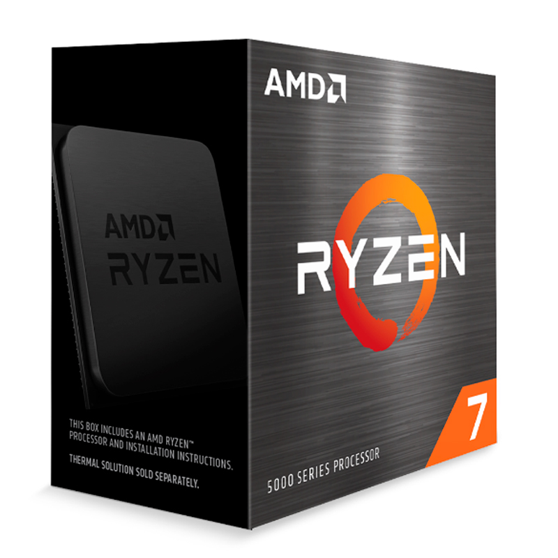 Imagen: Procesador AMD Ryzen 7 5800X, 3.80GHz, 32MB L3, 8 Core, AM4, 7nm, 105W.