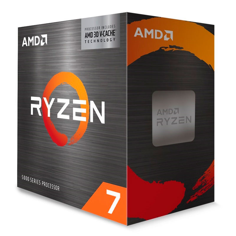 Imagen: Procesador AMD Ryzen 7 5800X3D, 3.40 / 4.50 GHz, 96MB L3 Cache, 8-Cores, AM4, 7nm, 105W.