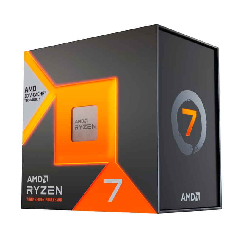 Imagen: Procesador AMD Ryzen 7 7800X3D 4.20 / 5.00 GHz, 96MB L3 Cache, 8-Cores, 5nm, TDP: 120W