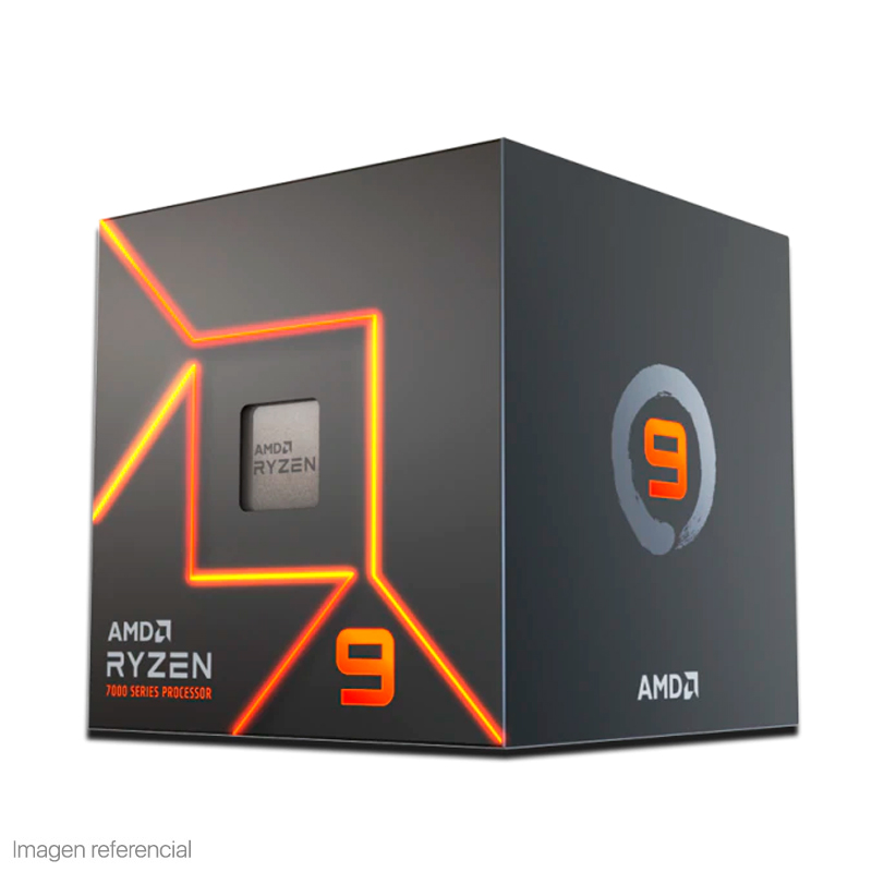 Imagen: Procesador AMD Ryzen 9 7900 3.7/5.4GHz, 64MB L3, 12-Core, AM5, 65W.