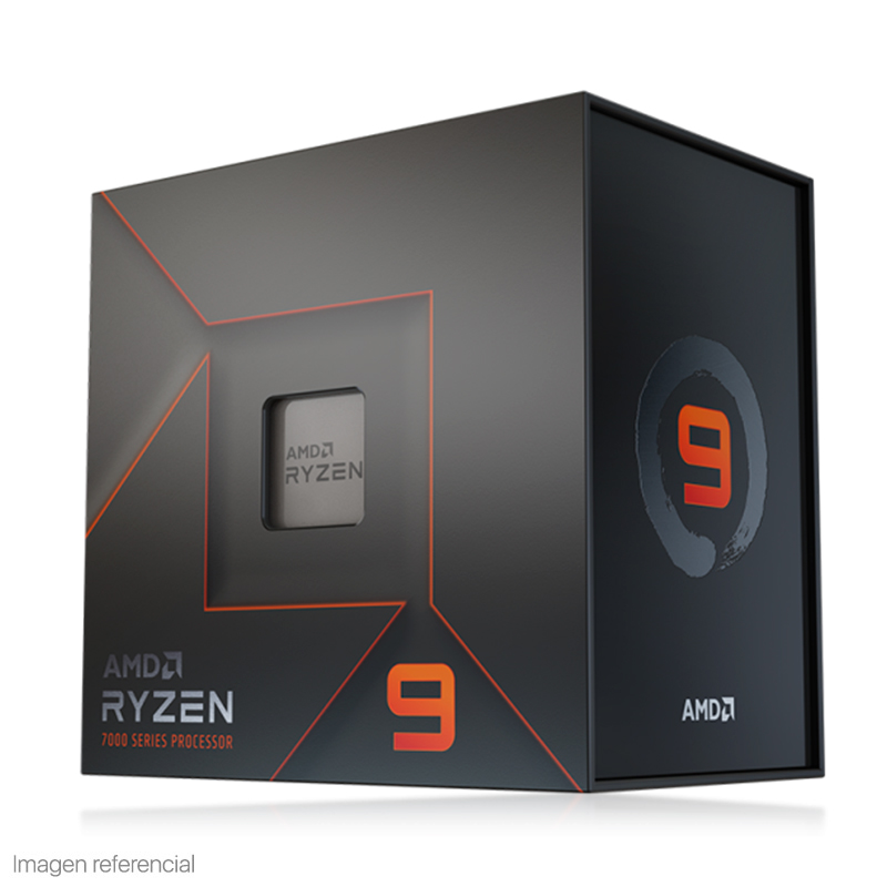 Imagen: Procesador AMD Ryzen 9 7900X 4.7/5.6GHz, 64MB L3, 12-Core, AM5, 5nm, 170W.