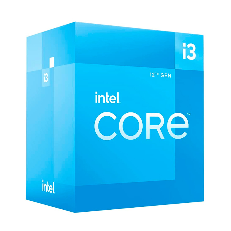 Imagen: Procesador Intel Core i3-12100 3.3 / 4.3GHz 12MB Intel Smart Cach, LGA1700, Intel 7(10nm)