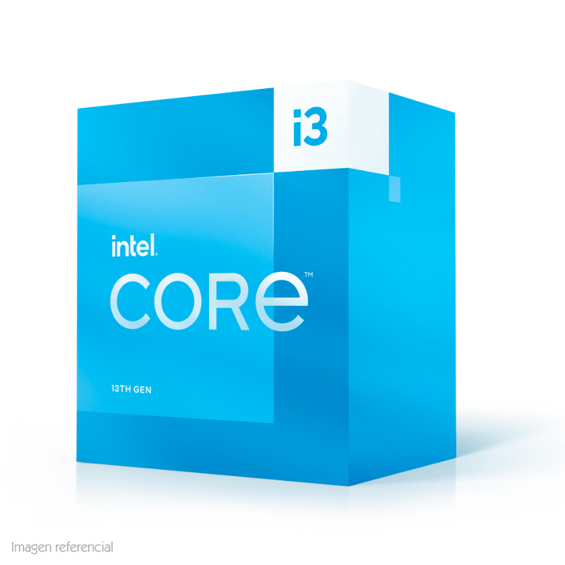 Imagen: Procesador Intel Core i3-13100 3.40/4.50GHz 12MB SmartCache LGA1700, 60W, Intel 7(10nm)