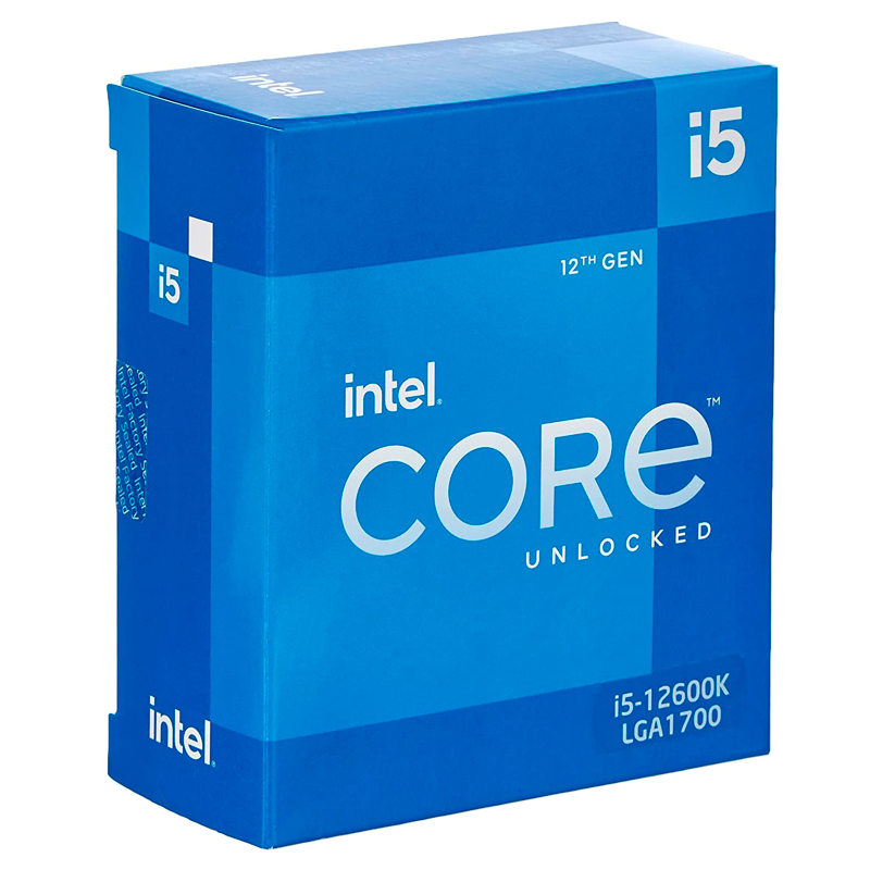 Imagen: Procesador Intel Core i5-12600K 3.70 / 4.90GHz, 20MB Cach L3, LGA1700, 125W, 10 nm.