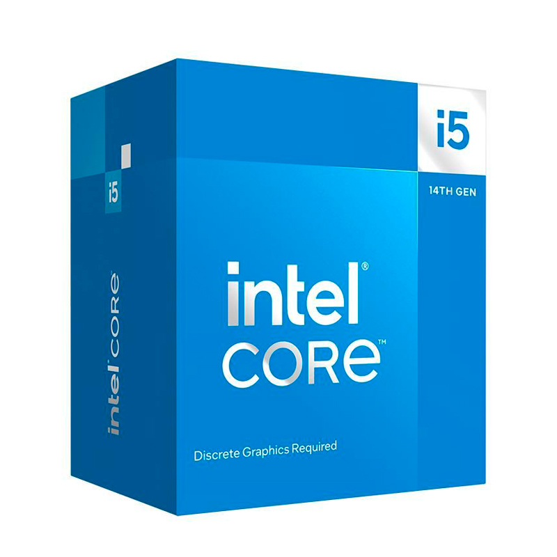 Imagen: Procesador Intel Core i5-14400F 2.50/4.70GHz, 20 MB Intel Smart Cach, LGA1700, 65W/148W