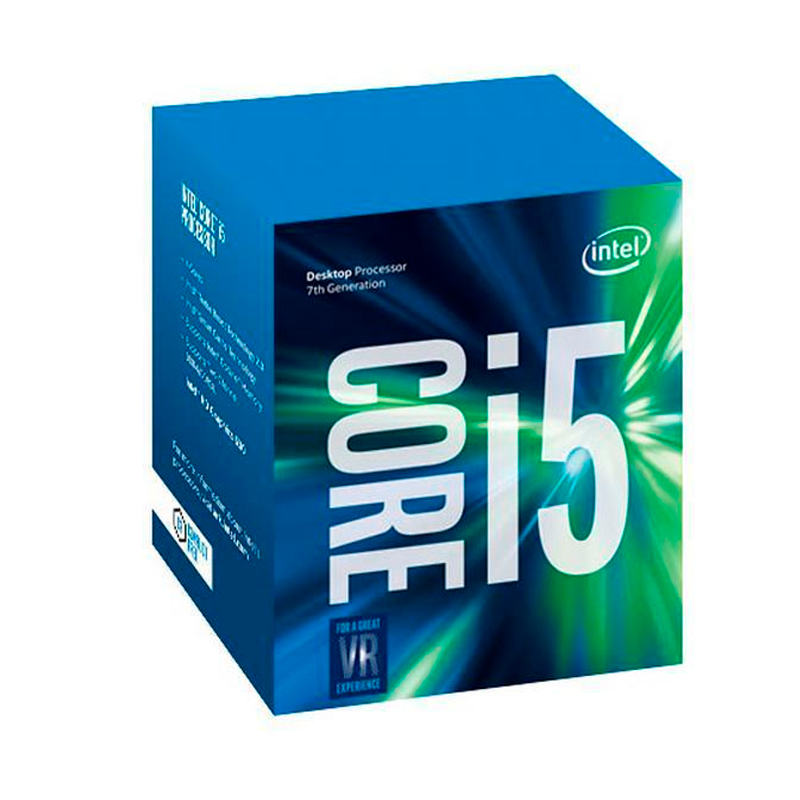 Imagen: Procesador Intel Core i5-7400, 3.00 GHz, 6 MB Cach L3, LGA1151, 65W, tecnologa 14 nm.