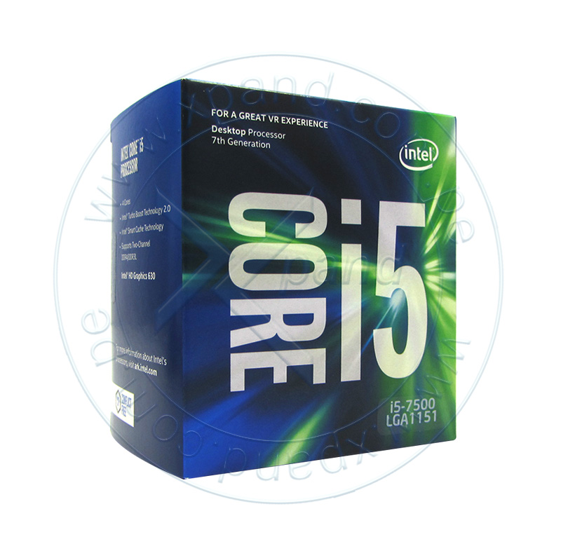 Imagen: Procesador Intel Core i5-7500, 3.40 GHz, 6 MB Cach L3, LGA1151, 65W, 14 nm.