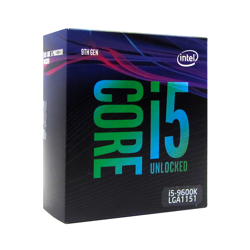 Imagen: Procesador Intel Core i5-9600K, 3.70 GHz, 9 MB Cach L3, LGA1151, 95W, 14 nm.