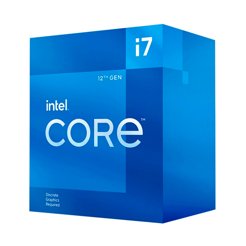 Imagen: Procesador Intel Core i7-12700F, 2.10 / 4.90GHz, 25MB SmartCach, LGA1700, Intel 7(10nm)