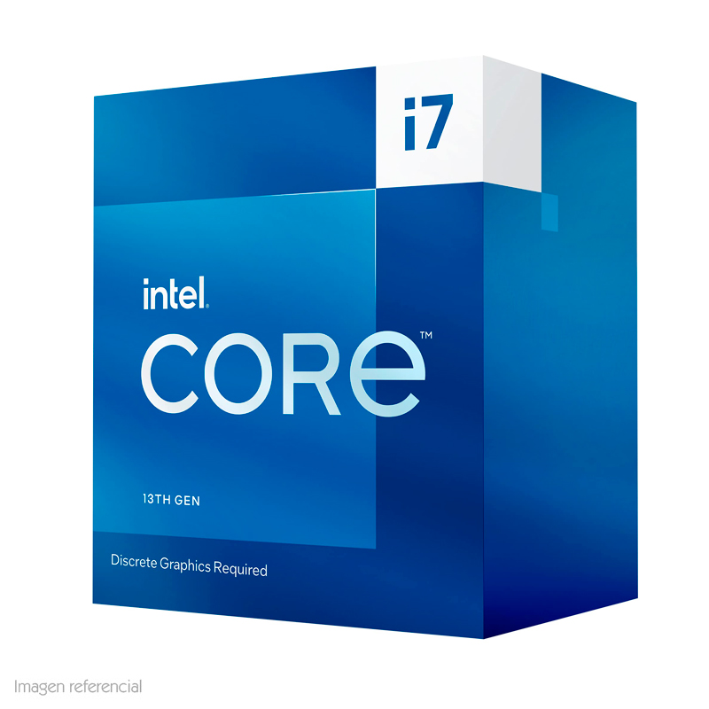 Imagen: Procesador Intel Core i7-13700F 2.10/5.20GHz 30MB SmartCach LGA1700, 65W, Intel 7(10nm)