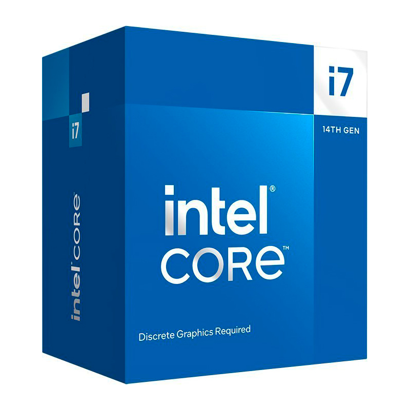 Imagen: Procesador Intel Core i7-14700F 2.10/5.40GHz, 33 MB Intel Smart Cach, LGA1700, 65W/219W