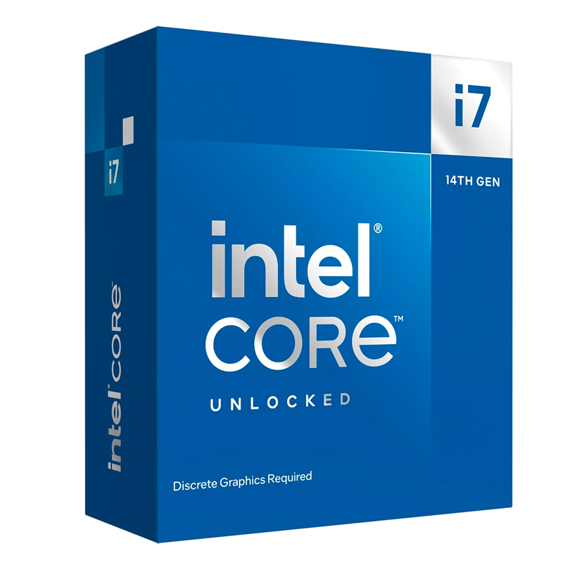Imagen: Procesador Intel Core i7-14700KF 3.40/5.60GHz, 33 MB Intel Smart Cach, LGA1700, 125W/253W