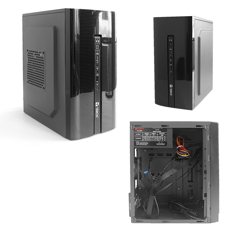Imagen: Case Teros TE-1030S, Micro Tower, 250W, USB 2.0/ USB 3.0, Audio HD