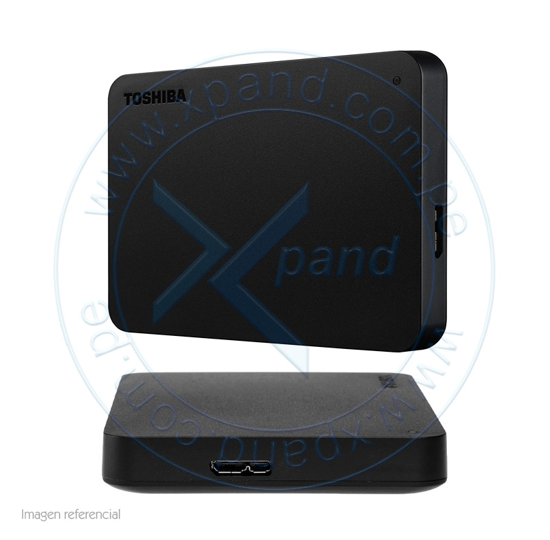 Imagen: Disco duro externo Toshiba Canvio Basic, 2TB, USB 3.0, 2.5", Negro.