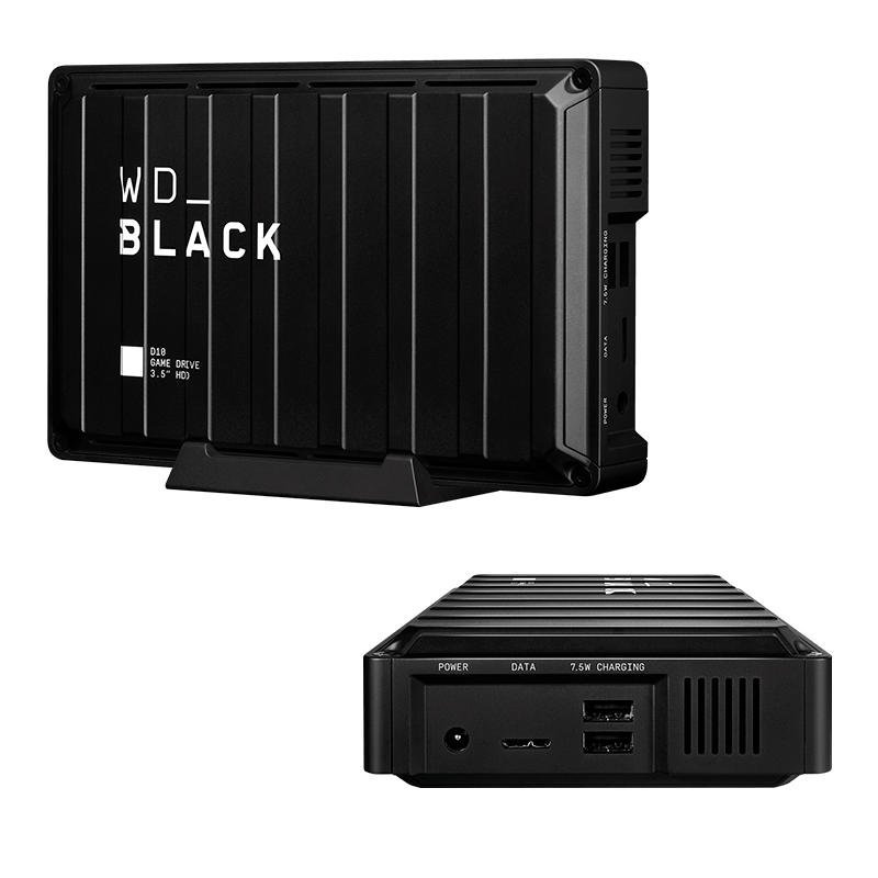 Imagen: Disco duro externo Western Digital Black D10 Game Drive, 8 TB, USB 3.2 Gen 1