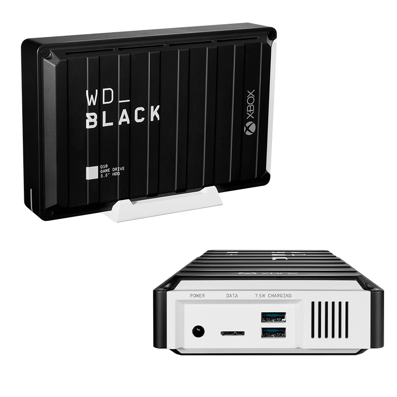 Imagen: Disco duro externo WD_BLACK D10 Game Drive para Xbox, 12TB, USB 3.2 Gen 1