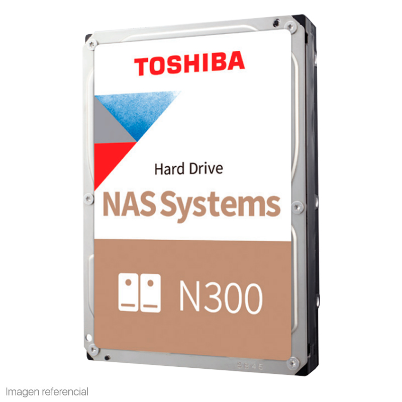 Imagen: Disco duro Toshiba N300, 12TB NAS, SATA 6.0Gb/s, 7200rpm, 256MB Cache, 3.5".