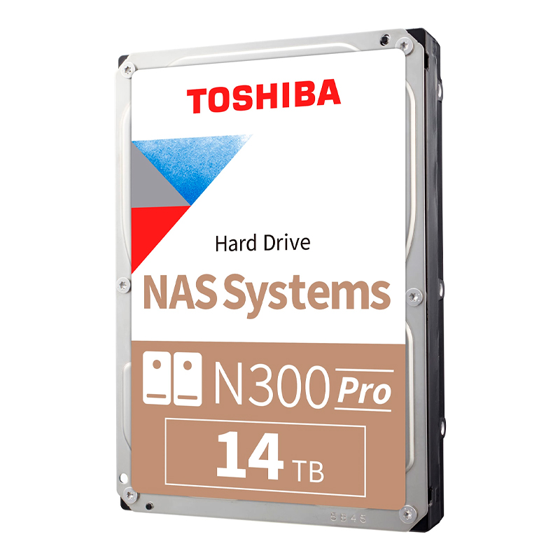 Imagen: Disco duro Toshiba N300 Pro, 14TB NAS, SATA 6.0Gb/s, 7200rpm, 512MB Cache, 3.5".