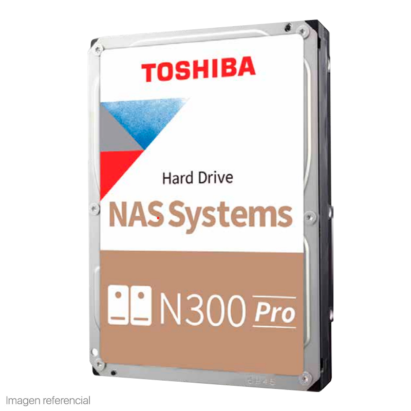 Imagen: Disco duro Toshiba N300, 16TB NAS, SATA 6.0Gb/s, 7200rpm, 512MB Cache, 3.5".