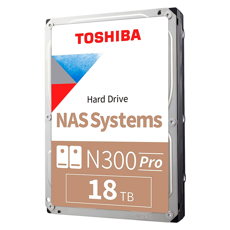 Imagen: Disco duro Toshiba N300 PRO NAS, 18TB, SATA 6.0Gb/s, 7200rpm, 512MB Cache, 3.5".