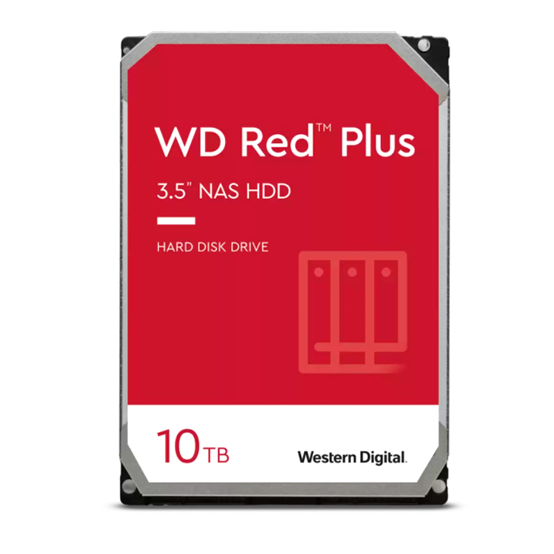 Imagen: Disco duro Western Digital Red Plus WD101EFBX, 10TB, SATA, 7200rpm, 3.5", Cache 256MB