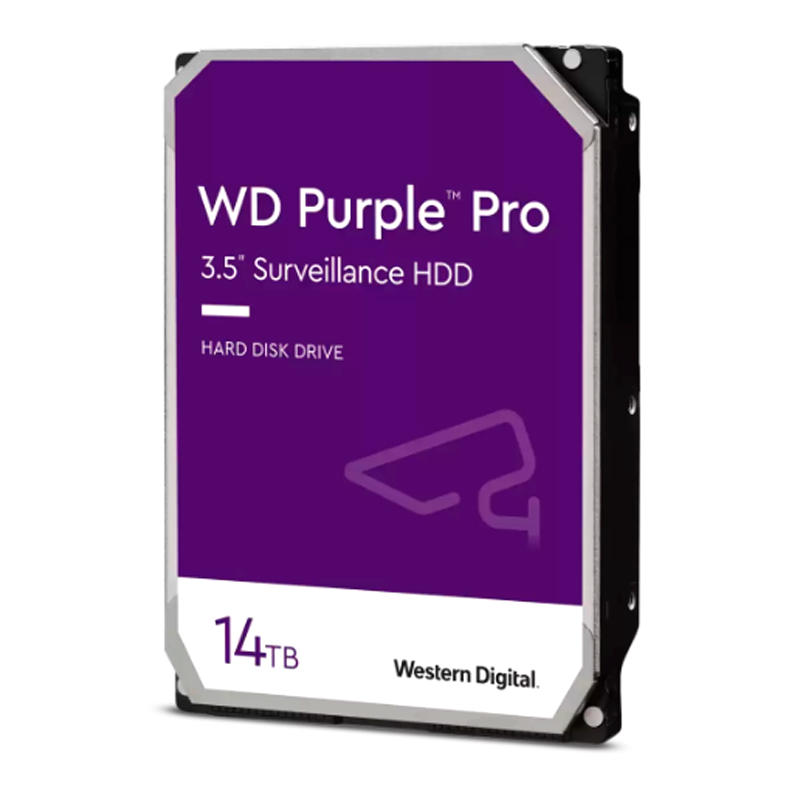 Imagen: Disco duro Western Digital WD Purple Pro 14TB, SATA 6.0 Gb/s, 512MB Cache, 7200 rpm, 3.5".