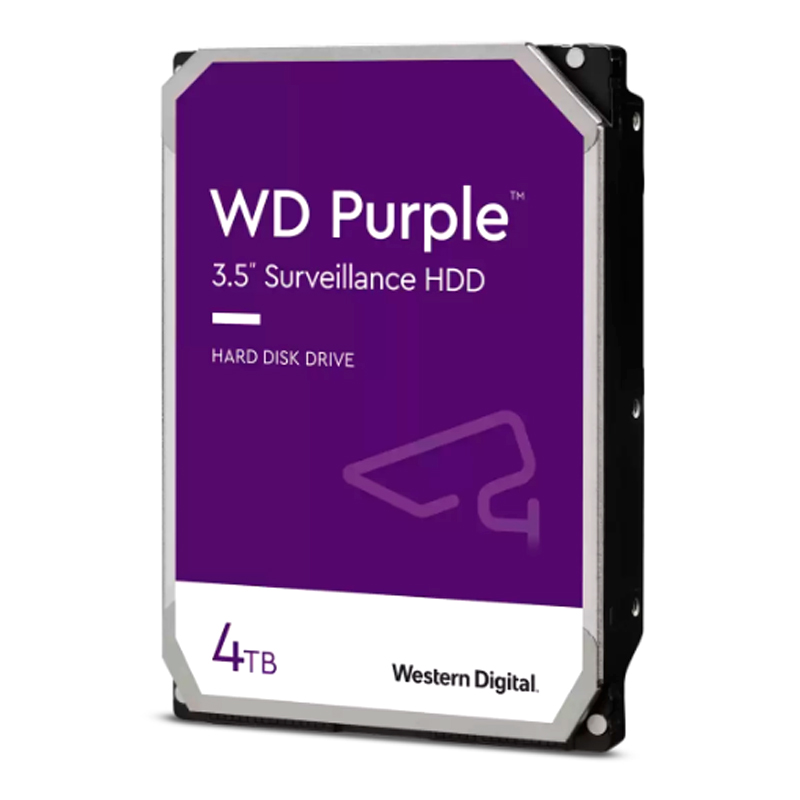 Imagen: Disco duro Western Digital WD Purple, 4TB, SATA 6.0 Gb/s, 256MB Cache, 5400 rpm, 3.5".